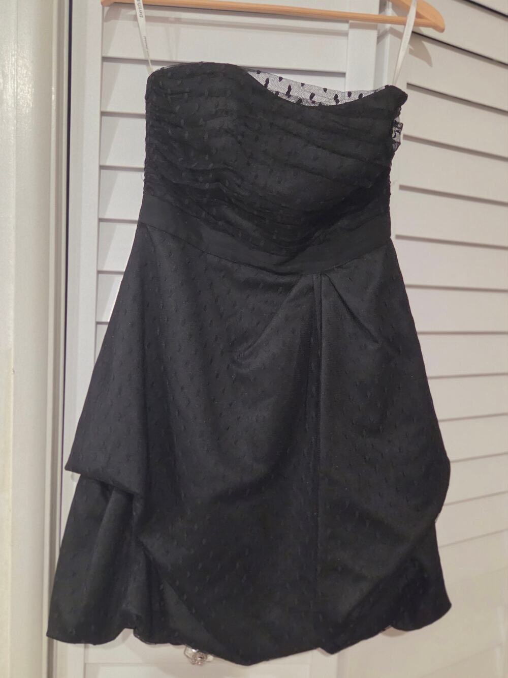 David's bridal, little black dress